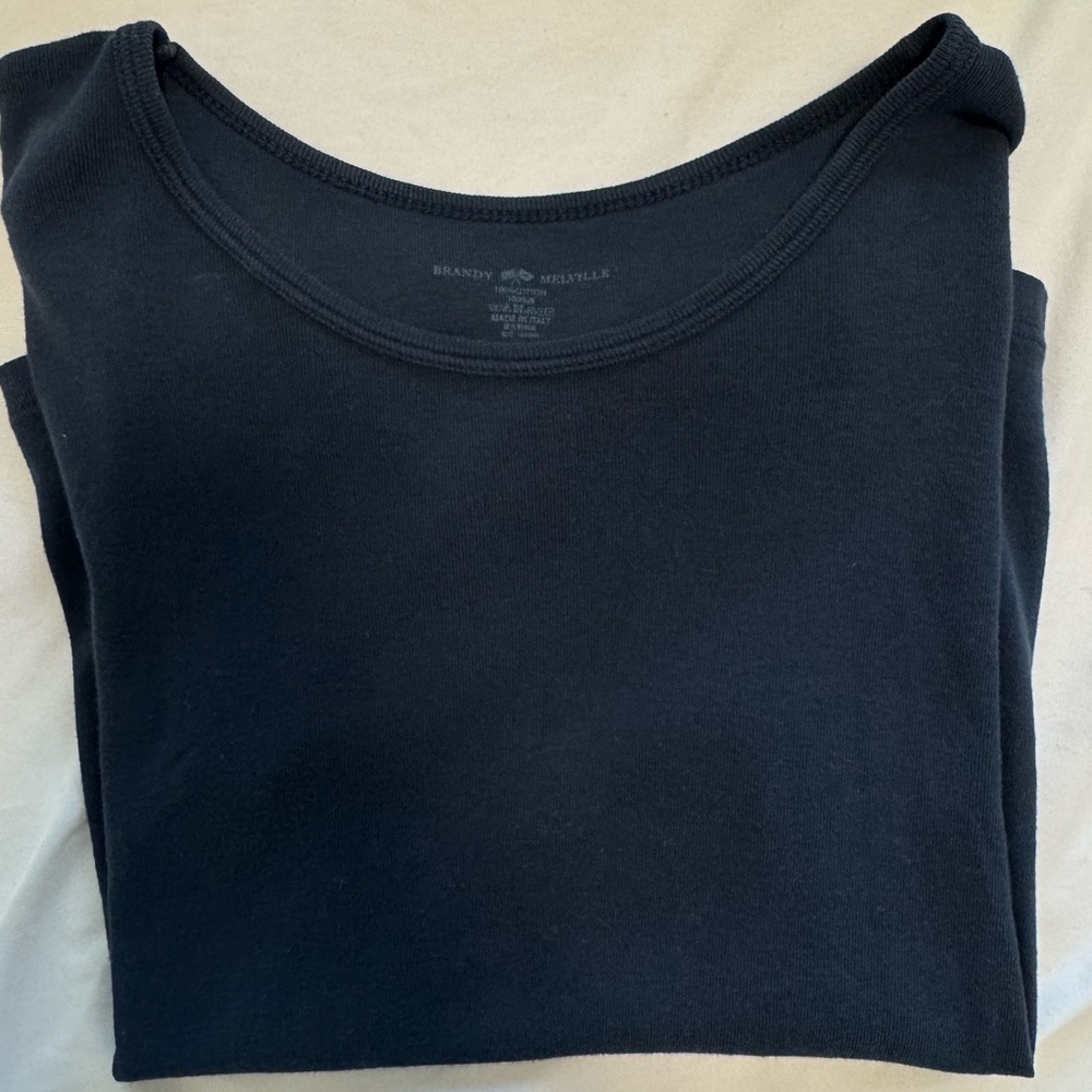 Brandy Melville navy tee shirt